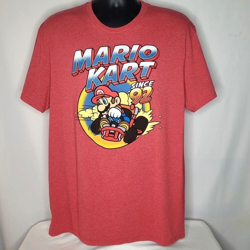 Nintendo Mario Kart Since 92 Retro Graphic Tee L